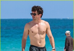 Charles Leclerc Caught Shirtless in Miami