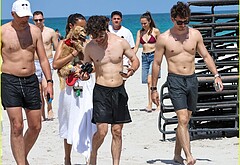 Charles Leclerc Caught Shirtless in Miami