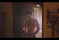 Aidan Turner shirtless in Rivals 1-01