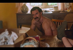 Aidan Turner shirtless in Rivals 1-01