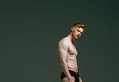 Max Parker naked and cock bulge in underwear pics
