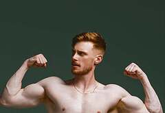 Max Parker naked and cock bulge in underwear pics