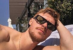 Max Parker naked and cock bulge in underwear pics