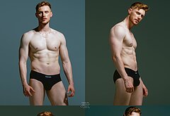 Max Parker naked and cock bulge in underwear pics