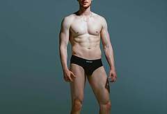 Max Parker naked and cock bulge in underwear pics