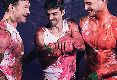 Max Parker naked and cock bulge in underwear pics