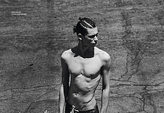 Owen Teague shirtless and hairy pubis photos