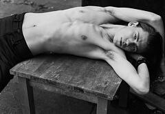 Owen Teague shirtless