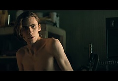 Owen Teague nude and nsfw movie scenes