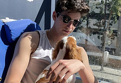 Milo Manheim shirtless and penis bulge pics