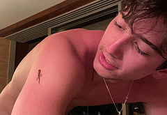 Milo Manheim shirtless and penis bulge pics