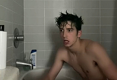 Milo Manheim shirtless and penis bulge pics