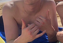 Milo Manheim shirtless and penis bulge pics