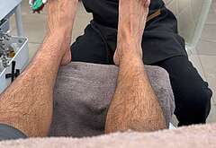 Michael Evans Behling foot photos