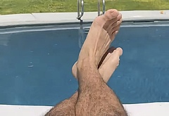 Michael Evans Behling foot photos