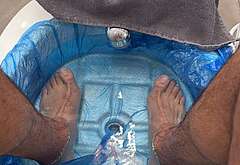 Michael Evans Behling foot photos