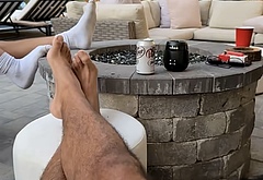 Michael Evans Behling foot photos