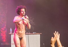 Eric Andr uncensored nude and underwear shots