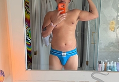 Eric Andr uncensored nude and underwear shots