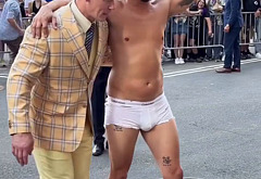 Eric Andr uncensored nude and underwear shots