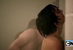Richard Harmon shirtless in Tower Prep 1-01 New Kid