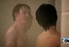 Richard Harmon shirtless in Tower Prep 1-01 New Kid