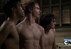 Richard Harmon shirtless in Tower Prep 1-01 New Kid