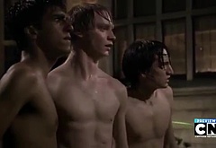 Richard Harmon shirtless in Tower Prep 1-01 New Kid