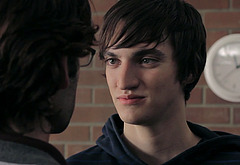 Richard Harmon shirtless in Judas Kiss