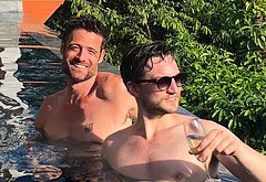 Richard Harmon shirtless