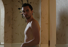 Richard Harmon nude shower in The Return