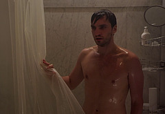 Richard Harmon nude shower in The Return
