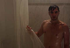 Richard Harmon nude shower in The Return