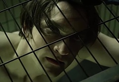 Richard Harmon shirtless in Her Own Justice