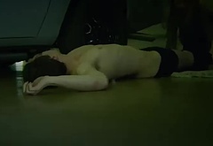 Richard Harmon shirtless in Her Own Justice