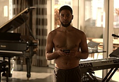 Jussie Smollett shirtless in Empire 3-12 Strange Bedfellows