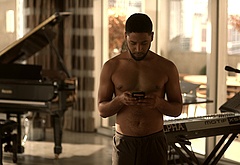 Jussie Smollett shirtless in Empire 3-12 Strange Bedfellows
