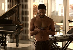 Jussie Smollett shirtless in Empire 3-12 Strange Bedfellows