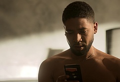 Jussie Smollett shirtless in Empire 3-12 Strange Bedfellows