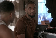Jussie Smollett shirtless in Empire 5-04 Love All Trust a Few