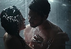 Jussie Smollett nude shower scenes in Alien Covenant