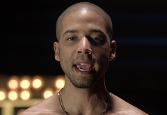 Jussie Smollett shirtless in Empire 1-09 Unto The Breach