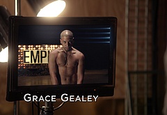 Jussie Smollett shirtless in Empire 1-09 Unto The Breach