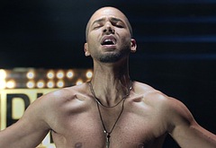 Jussie Smollett shirtless in Empire 1-09 Unto The Breach