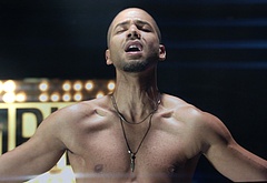 Jussie Smollett shirtless in Empire 1-09 Unto The Breach