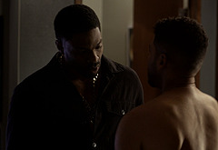 Jussie Smollett and Tobias Truvillion shirtless in Empire 2-16 The Lyon Who Cried Wolf