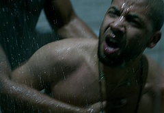 Jussie Smollett and Tobias Truvillion shirtless in Empire 3-06 Chimes At Midnight
