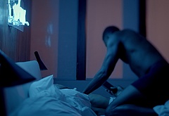 Jussie Smollett and Tobias Truvillion shirtless in Empire 3-06 Chimes At Midnight