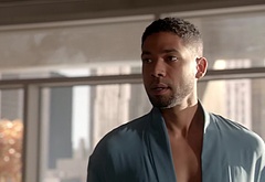 Jussie Smollett shirtless in Empire 2-04 Poor Yorick