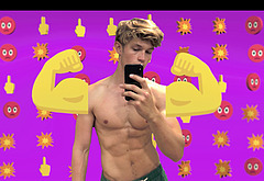 Damian Hardung shirtless in How To Sell Drugs Online 1-02 Lifes Not Fair Get Used to It